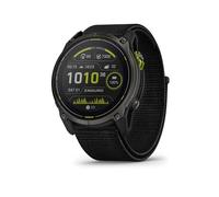 Garmin Enduro™ 3 - 51 mm, Solar, Sapphire, Ultraperformance GPS Smartwatch, Extreme Battery Life, Detailed Mapping, Built-in LED Flashlight, Carbon Gray DLC Titanium with Black UltraFit Nylon Strap