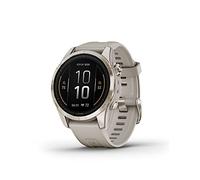Garmin EPIX PRO (GEN 2) SAPPHIRE EDITION- 42MM -SOFT GOLD WITH CREAM HEATHERED NYLON BAND, (PLUS A LIGHT SAND SILICONE WATCH BAND)