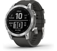 Garmin fenix 7 3.3 cm (1.3") MIP 47 mm Digital 260 x 260 pixels Touchscreen Silver Wi-Fi GPS (satellite)