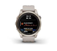 Garmin fēnix 7S Pro 3.05 cm (1.2") MIP 42 mm Digital 240 x 240 pixels Touchscreen Gold, Light metallic Wi-Fi GPS (satellite)