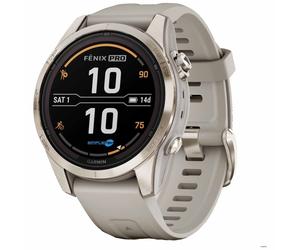Garmin Fenix 7S Pro Sapphire Solar Titanium Smartwatch 42mm 10ATM