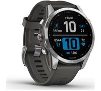 Garmin fenix 7S 3.05 cm (1.2") MIP 42 mm Digital 240 x 240 pixels Touchscreen Silver Wi-Fi GPS (satellite)