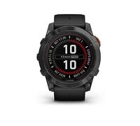 Garmin Fenix 7X Pro Solar - Slate Grey Stainless Steel, Black Band Black