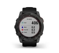 Garmin fenix 7X Solar 3.56 cm (1.4") MIP 51 mm Digital 280 x 280 pixels Touchscreen Grey Wi-Fi GPS (satellite)