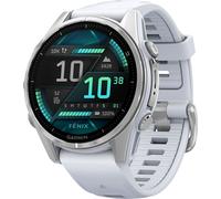 Garmin fenix® 8 - 43mm, GPS - 51mm - Silver / Whitestone, White