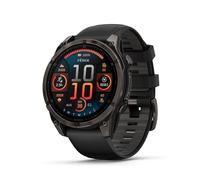 Garmin fēnix® 8 - 47 mm, AMOLED, Sapphire, Premium Multisport GPS Smartwatch, Long-Lasting Battery Life, Dive-Rated, Built-in LED Flashlight, Carbon Gray DLC Titanium with Pebble Gray Band