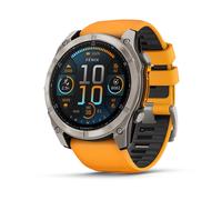 Garmin Fenix 8 3.56 cm (1.4") AMOLED 51 mm Digital 454 x 454 pixels Touchscreen Titanium Wi-Fi GPS (satellite)