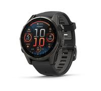 Garmin Fenix 8 Amoled Sapphire 43mm GPS Smart Watch - Carbon Grey/Black Silicone