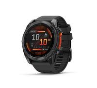 GARMIN fenix 8 AMOLED Smart Watch - Slate Grey & Black, 51 mm, Black,Silver/Grey