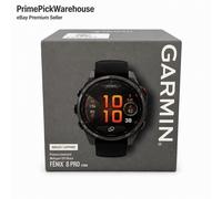 Garmin Fēnix 8 Pro 47mm AMOLED Carbon Grey DLC Titanium & Grey Silicone Smartwatch