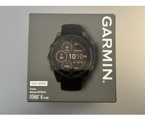 Garmin Fenix 8 Solar Sapphire Edition 47mm Multisport GPS Smartwatch - Brand New