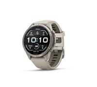 Garmin fēnix 9 Pro, 43mm Premium GPS multisport smartwatch, Fog Grey | AMOLED touchscreen, advanced health & training features, LED flashlight, up to 10 days battery life