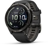 Garmin Fenix 9 Pro inReach Amoled Sapphire (43mm) GPS Watch in Carbon Grey Dlc Titanium/Black/Pebble