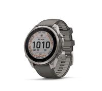 Garmin fēnix® 9 Pro Solar, inReach®, Titanium, 47 mm, Pebble/Silver Grey | Solar Charging Display, Premium Multisport GPS Smart Watch, inReach® Connectivity