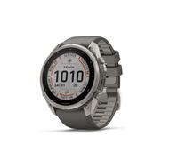 Garmin fēnix® 9 Pro Solar, inReach®, Titanium, 51 mm, Graphite/Black | Solar charging indicator, premium multi-sport GPS smartwatch, durable and lightweight titanium case