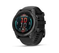 Garmin fēnix® E - 47 mm, AMOLED, Premium Multisport GPS Smartwatch, Long-Lasting Battery Life, Slate Gray Steel with Black Band