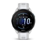 GARMIN Forerunner 165 Music Sports Watch - Mist Grey & Whitestone, 43 mm, White,Silver/Grey