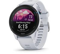 Garmin Forerunner 255 with Music, 46mm GPS running smartwatch, lightweight, music storage, advanced training & insights, safety & tracking features, up to 14 days battery life, Whitestone