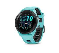 Garmin Forerunner 265 Running Smartwatch, Colorful AMOLED Display, Training Metrics and Recovery Insights, Aqua and Black