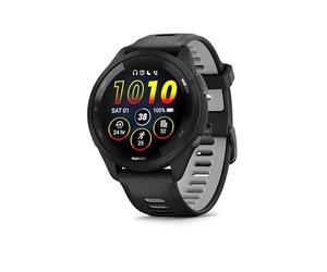 Garmin Forerunner 265 with Music, 46mm GPS Running smartwatch, AMOLED Touchscreen, Advanced Training & Insights, Training & HRV Status, Safety & Tracking Features, up to 13 Days Battery Life, Black