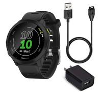 Garmin Forerunner 55 GPS Running Smartwatch (Black) Power Bundle