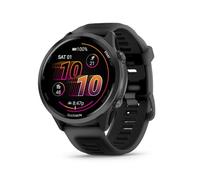 Garmin® Forerunner® 570, 47mm, Advanced GPS Running and Triathlon Smartwatch, AMOLED Display, Training and Recovery Features, Slate Gray Aluminum with Translucent Black/Black Band