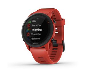 Garmin Forerunner 745 GPS Running Watch Detailed Training Stats and OnDevice Workouts Essential Smartwatch Functions Red