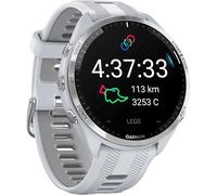 Garmin Forerunner 965 Quartz Smartwatch for Unisex, Whitestone/Powder Grey