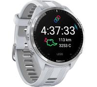 Garmin Forerunner 965 Quartz Smartwatch for Unisex, Whitestone/Powder Grey