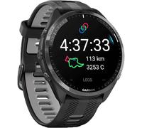 Garmin Forerunner 965 Running Smartwatch for Unisex, 47.2 mm Size, Black/Powder Grey