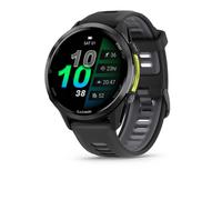 Garmin Forerunner 970 GPS Titanium Running Smart Watch Carbon Grey DLC with Black Caseand Black/Translucent Whitestone Band