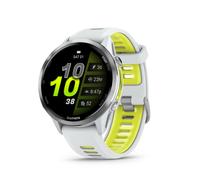Garmin Forerunner 970, Premium GPS Running and Triathlon Smartwatch, AMOLED Display, Built-in LED Flashlight, Titanium with Whitestone Case and Wh