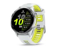 Garmin Forerunner 970 - Whitestone Case | Premium Running Smart Watch with Amoled Display and Built-in LED Flashlight | Up to 15 Days Battery Life and Navigation Support