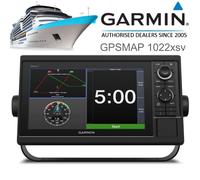 Garmin GPSMAP 1022xsv│10" MFD Marine Chartplotter/CHIRP Sonar Combo│Side/ClearVu