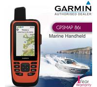 Garmin GPSMAP 86i Marine Handheld GPS with inReach Capabilities│W/W Basemap│IPX7