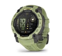 Garmin Instinct 3, 50mm AMOLED Rugged GPS Smartwatch,Built in Sports Apps and Health Monitoring, LED Flashlight, Shock Resistant, 10ATM, Up to 24 days Battery Life, Fern Green