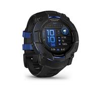 Garmin Instinct 3, 50Mm - Black With Bolt Blue Accents Black