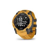 Garmin Instinct 3, 50mm SOLAR Rugged GPS Smartwatch,Built in Sports & Health apps, LED Flashlight, Shock Resistant, 10ATM, Unlimited battery life w/Solar charging, Sunburst/Grey
