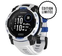 Garmin - Instinct 3 Solar Blanche Avec Bracelet Blanc Bleu - 45 mm - GPS watches