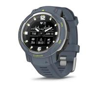 Garmin Instinct Crossover, 45mm rugged Hybrid smartwatch, Blue Granite