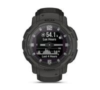 Garmin Instinct Crossover Solar Hybrid Smartwatch, 45 mm, Solar Charging, Rugged Design and Super-Luminova Hands, 70 Days Runtime, +30 Sports, GPS, Cardio, SpO2, Activity Tracker (Graphite)