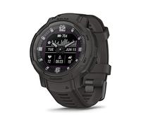 Garmin Instinct Crossover Solar, Rugged Hybrid Smartwatch with Solar Charging Capabilities, Analog Hands and Digital Display, Graphite, Adjustable