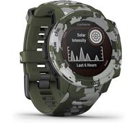 Garmin Instinct SOLAR, Rugged GPS Smartwatch, Health Monitoring, Lichen Camo