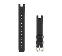 Garmin Lily (14mm) Bands, suitable for Lily Classic and Sport Edition only, Original accessory, fits wrists with 110-175mm circumference,Black Italian Leather