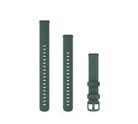 Garmin Lily 2 Replacement 14mm Bands, Silicone, 2 sizes included in the pack, Jasper Green and Jasper Green Hardware