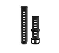 Garmin Official Quick Release Bands (20mm), suitable for selected Forerunner-,Venu-, vívomove-,vívoactive and Approach smartwatch series, Original accessory, Silicone, Black