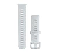 Garmin Official Quick Release Bands (20mm), suitable for selected Forerunner-,Venu-, vívomove-,vívoactive and Approach smartwatch series, Original accessory, Silicone, Whitestone