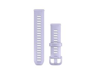 Garmin Official Quick Release Bands (20mm), suitable for selected Forerunner-,Venu-, vívomove-,vívoactive and Approach smartwatch series, Original accessory, Silicone, Cool Lavender