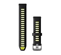Garmin Original Strap, 18mm, Quick Release Strap, Silicone, Black & Amp Yellow (Forerunner 265S Style), Black & Amp Yellow (Forerunner 265S style), 18mm