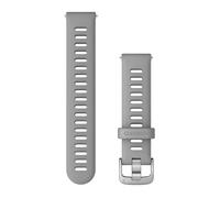 Garmin Quick Release 18 Mm Silicone Strap Grey One Size Grey / Silver